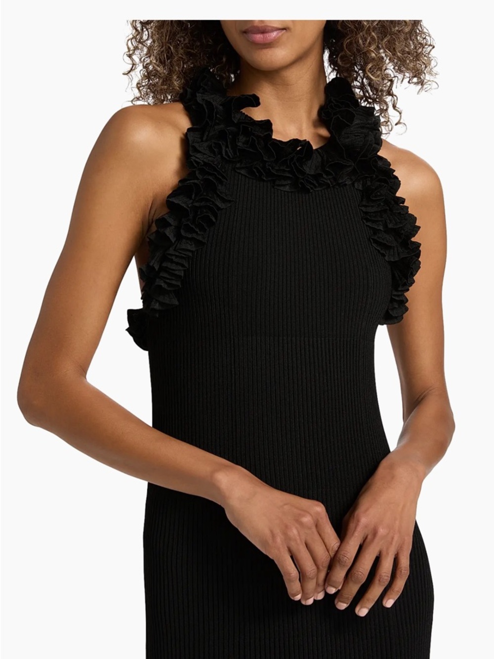 Zimmermann Luna Ruffle Compact Rib-Knit Midi-Dress
Size 1 - Picture 3 of 5